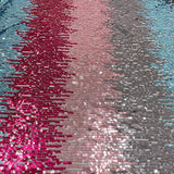 Tissu Tulle Brodé, Paillettes - Dégradé, Aretha