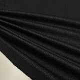Tissu Maille Simili-Cuir - Enduit Noir, Rivoli