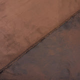 Tissu Simili Daim Cuir, Stretch - Double Face Marron Vieilli, Faenza