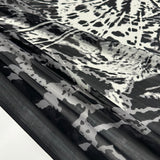 Panneau Carré Mousseline, Soie - Tigrella