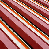 Tissu Crêpe de Chine, Soie - Rayé, Elira