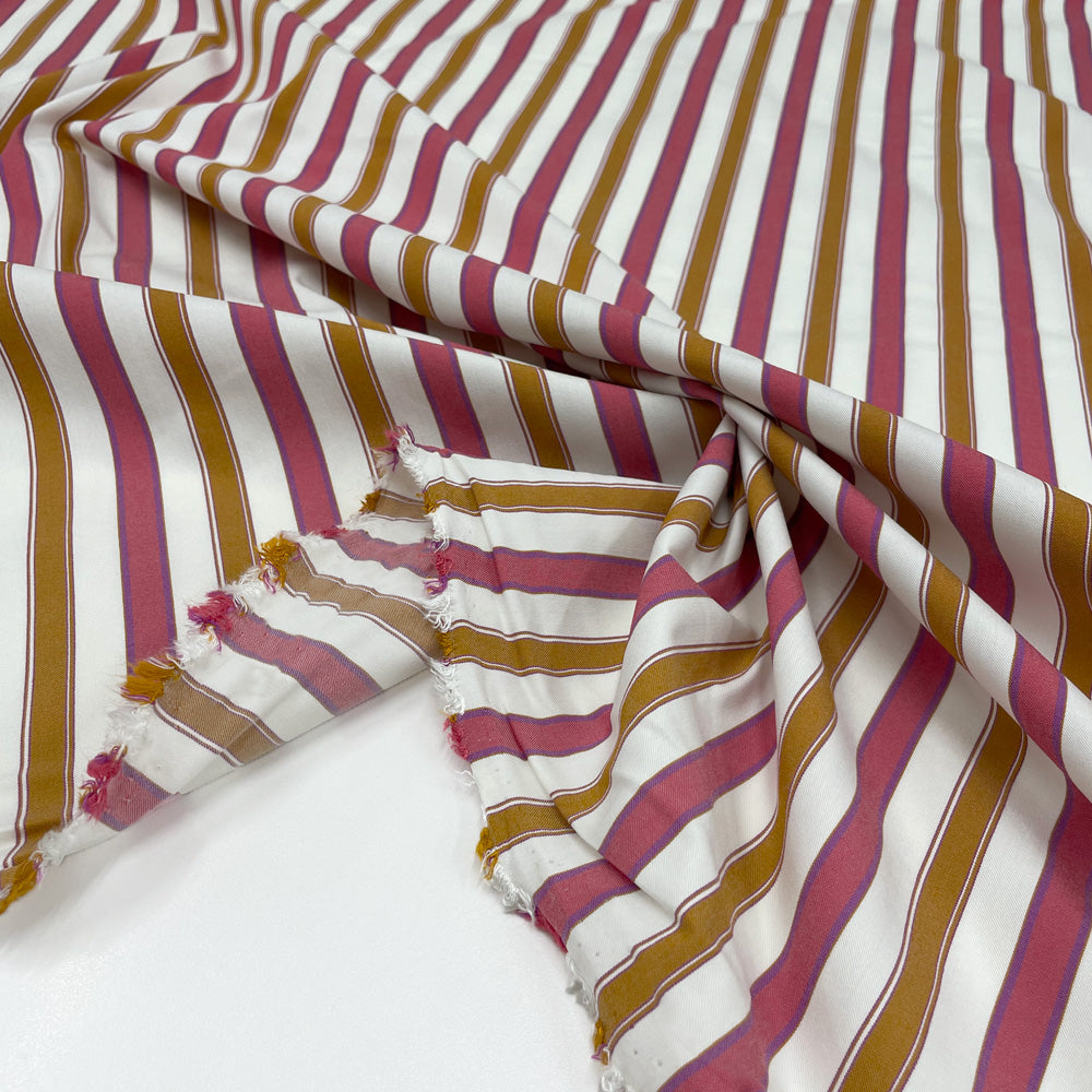 Tissu Stretch, Viscose - Rayé, Estate