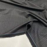 Tissu Tailleur, Laine Vierge - Rayé Gris, Grezzo