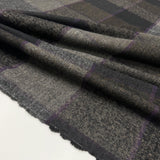 Tissu Manteau, Laine Alpaga - Tartan Chevron, Vasia