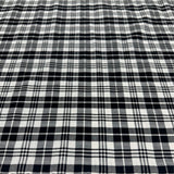 Tissu Bengaline, Coton Stretch - Tartan, Giorgio