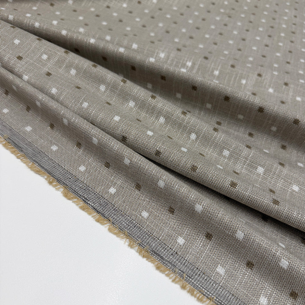 Tissu Tailleur Stretch, Viscose - Pois, Nove