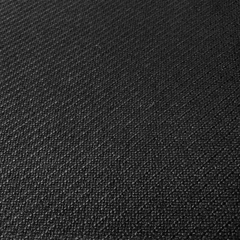 Tissu Tweed, Laine - Natté, Noir, Trieste