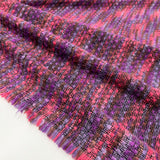 Tissu Tweed, Laine - Violet, Filomena