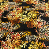Tissu Velours Lisse, Stretch - Animalier Baroque, Donatelli