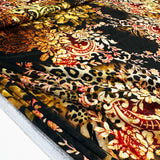 Tissu Velours Lisse, Stretch - Animalier Baroque, Donatelli