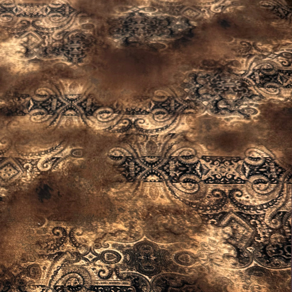 Imperfetto - Tissu Velours Côtelé Stretch, Coton - Cachemire, Carmino