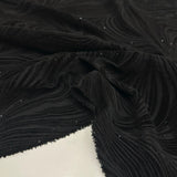 Tissu Floqué Velours - Métallisé Abstrait, Velistra