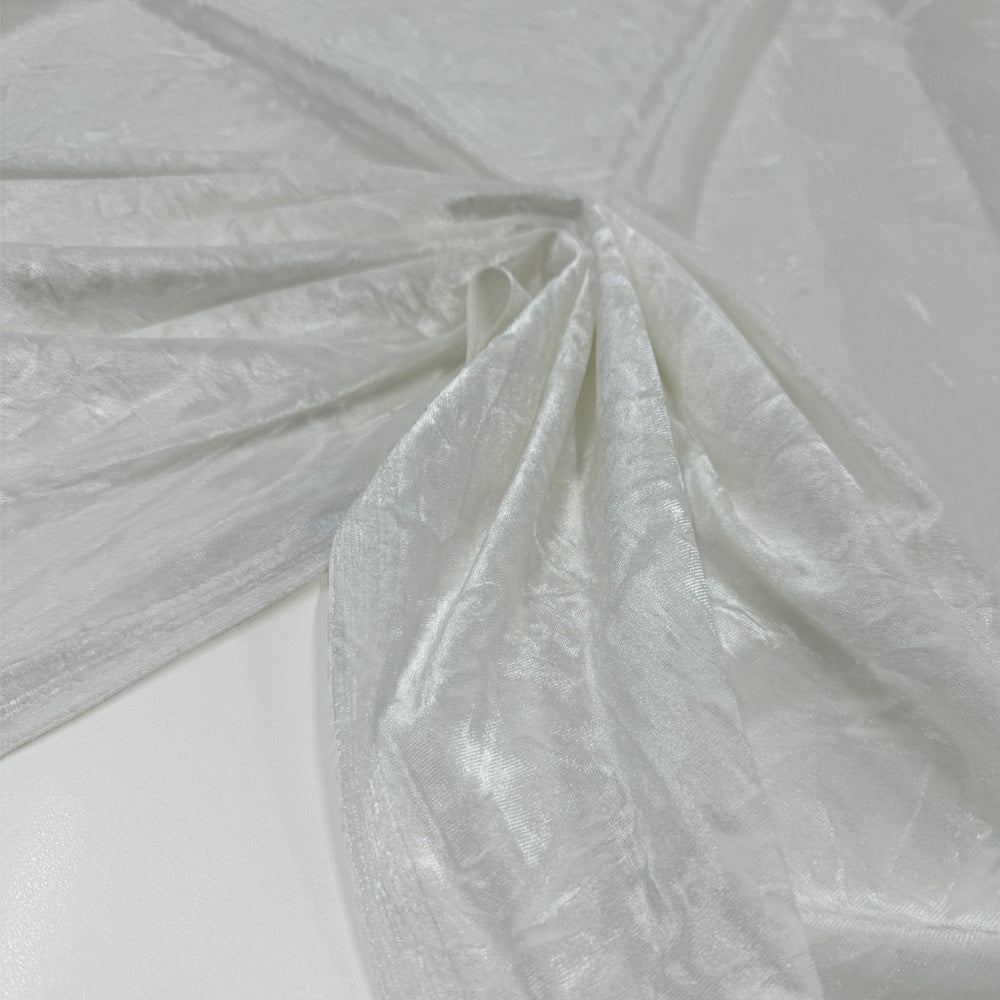 Tissu Velours Stretch - Frappé, Ombrapura