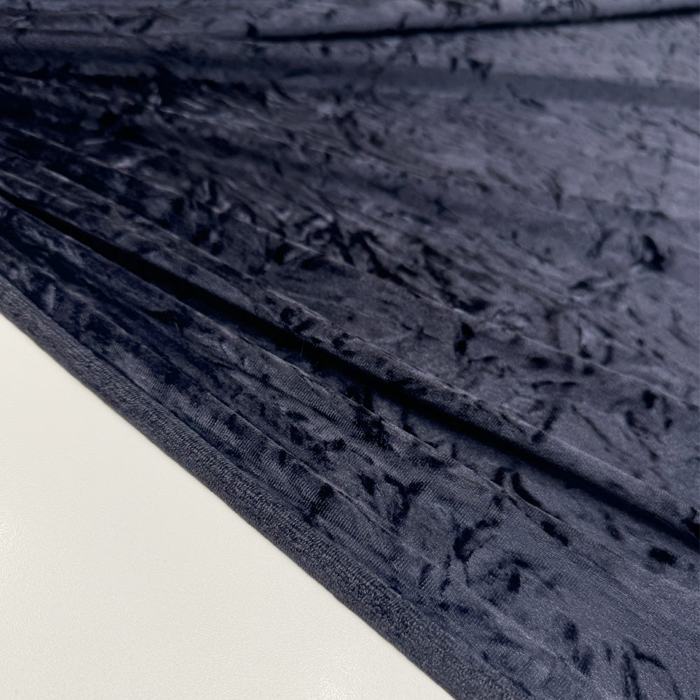 Tissu Velours Stretch - Frappé, Ombrapura