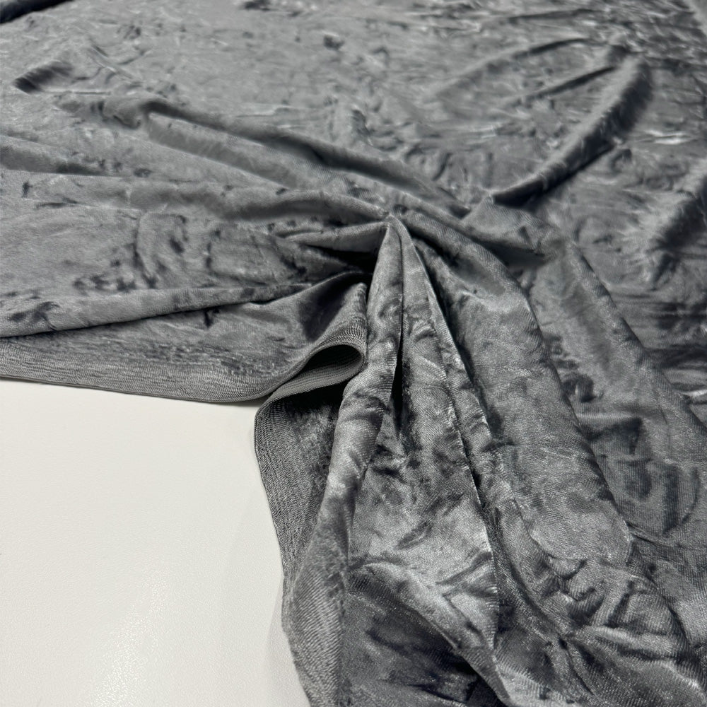 Tissu Velours Frappé Stretch - Divers col, Ombrapura
