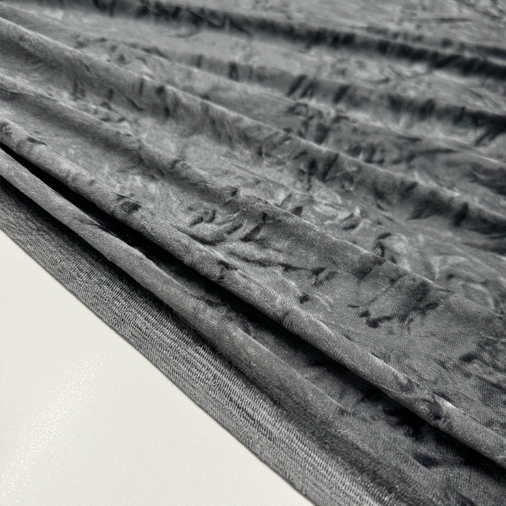 Tissu Velours Stretch - Frappé, Ombrapura