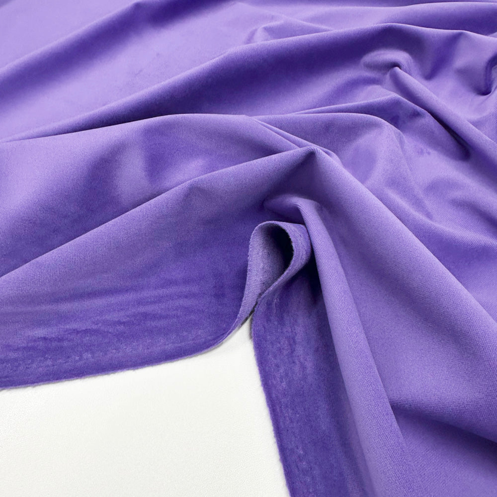 Tissu Velours Lisse - Divers col, Lucido