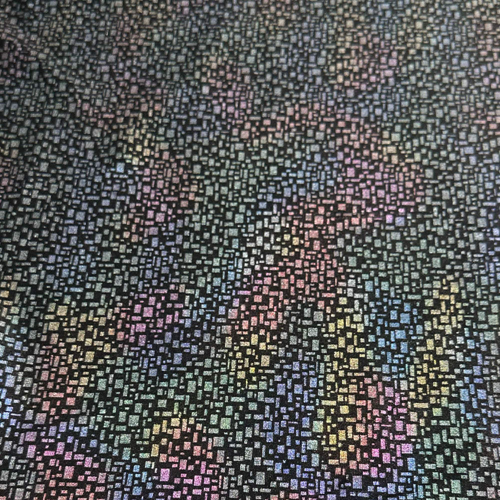 Tissu Velours Stretch - Métallisé Géométrique, Vincenta