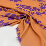 Tissu Twill Viscose - Floral, Palmetta