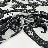 Tissu Voile, Soie Viscose - Cachemire, Elisabetta