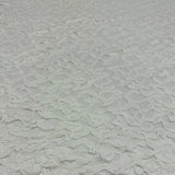 Tissu Dentelle - Blanc cassé Floral, Carissima