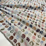 Tissu Jacquard, Coton - Métallisé, Respiro