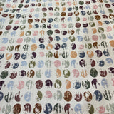 Tissu Jacquard, Coton - Métallisé, Respiro