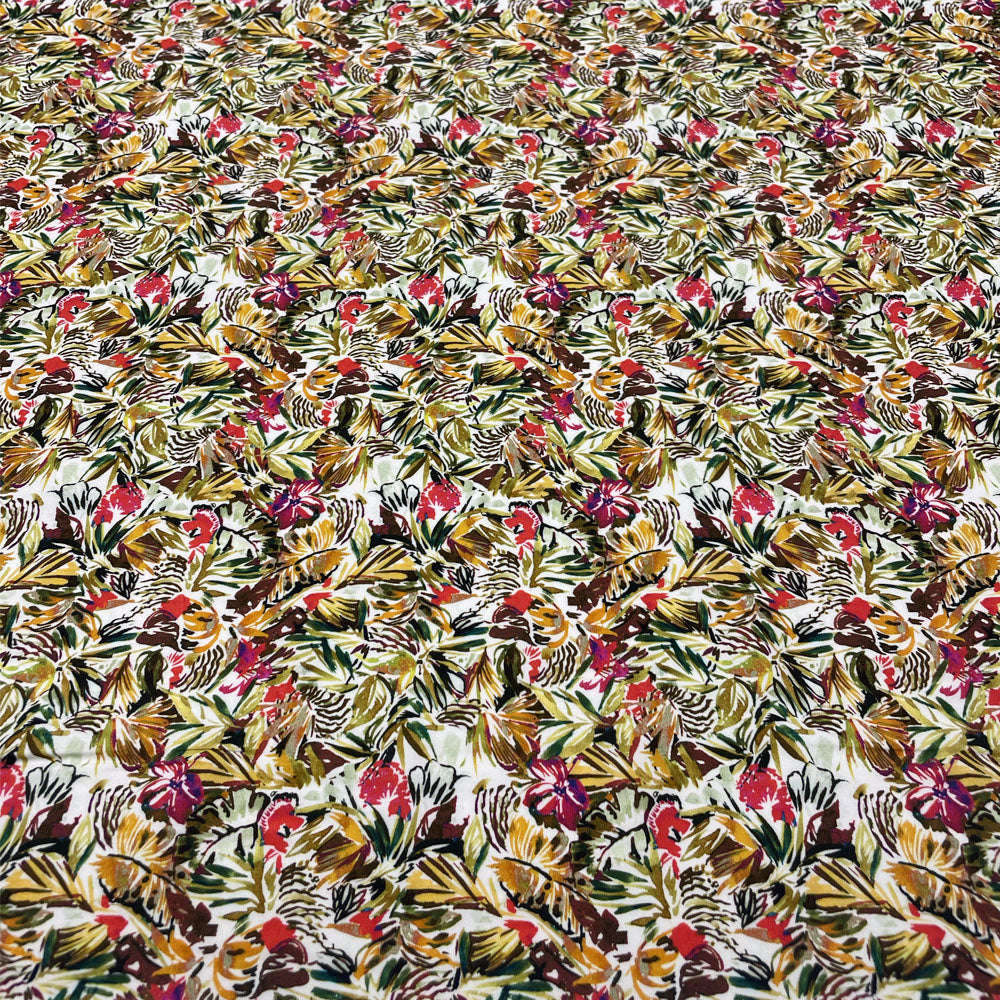 Tissu Crêpe, Viscose - Floral, Flora