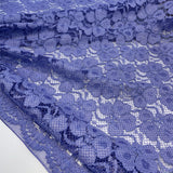 Lace fabric, viscose - Lavender, Giallo
