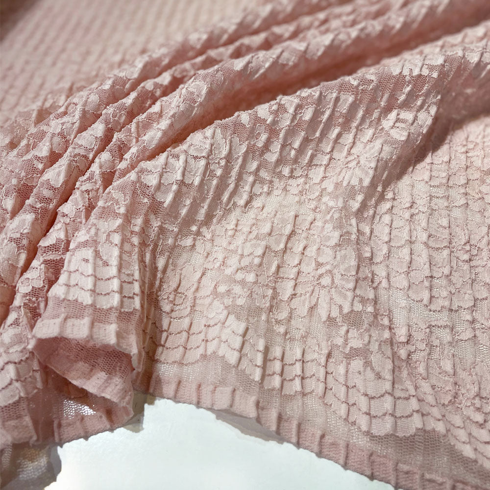 Dentelle Plissée, Stretch - Rose, Miravet