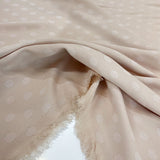 Tissu Crêpe, Viscose - Pois Nude, Orazio