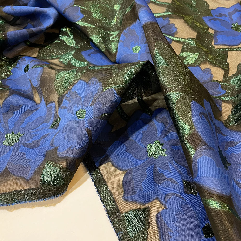 Tissu Organza Floral - Floral, Renetta