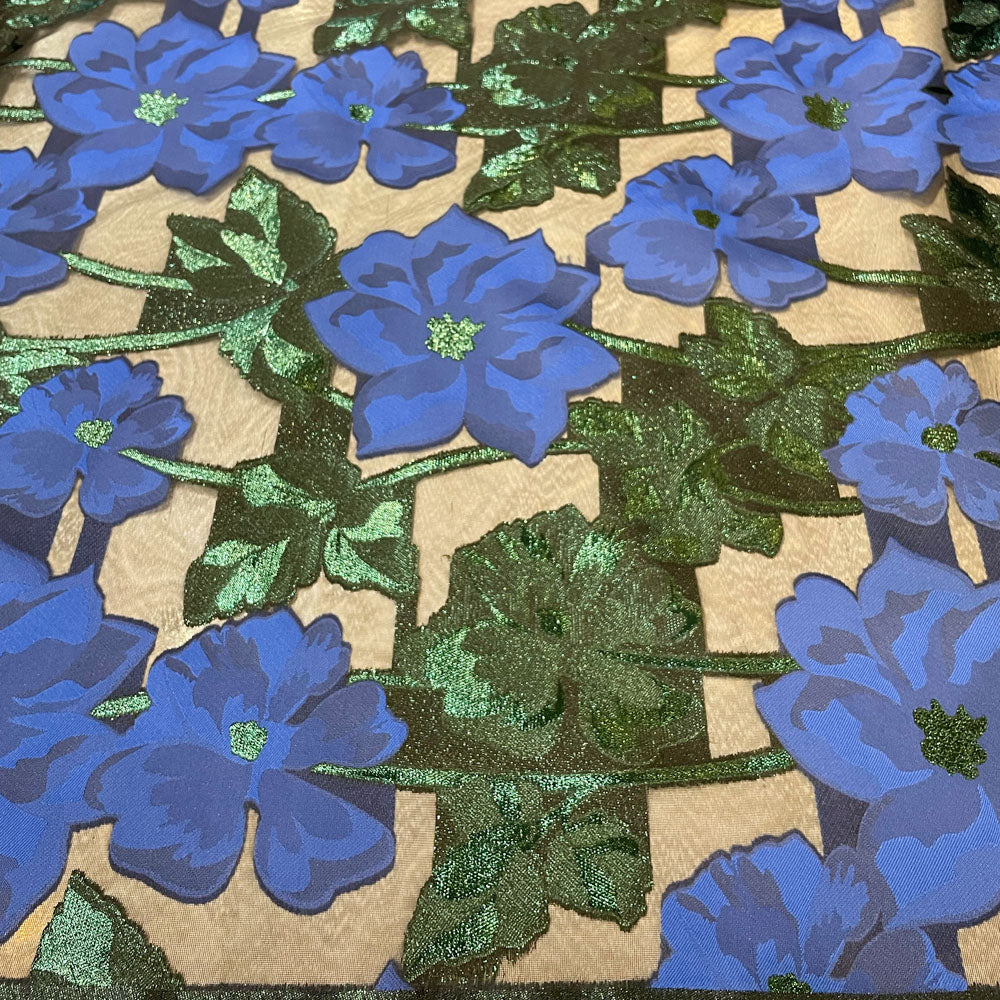 Tissu Organza Floral - Floral, Renetta