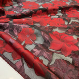 Tissu Organza Floral - Floral, Renetta