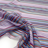 Tissu Voile, Coton - Rayé, Hidal