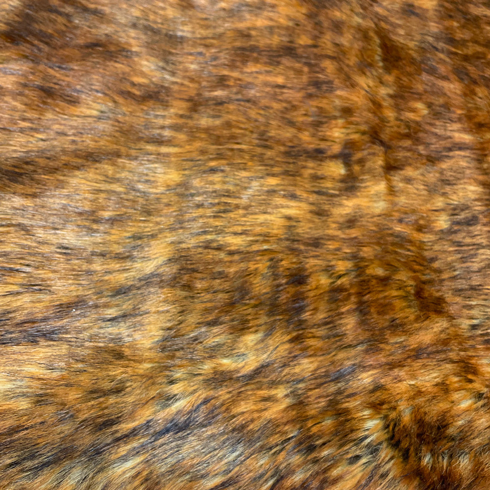 Eco-fur fabric, long hair - Rousse, Volpe