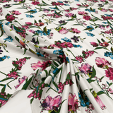 Tissu Remisé Satin, coton - Floral, Chupito