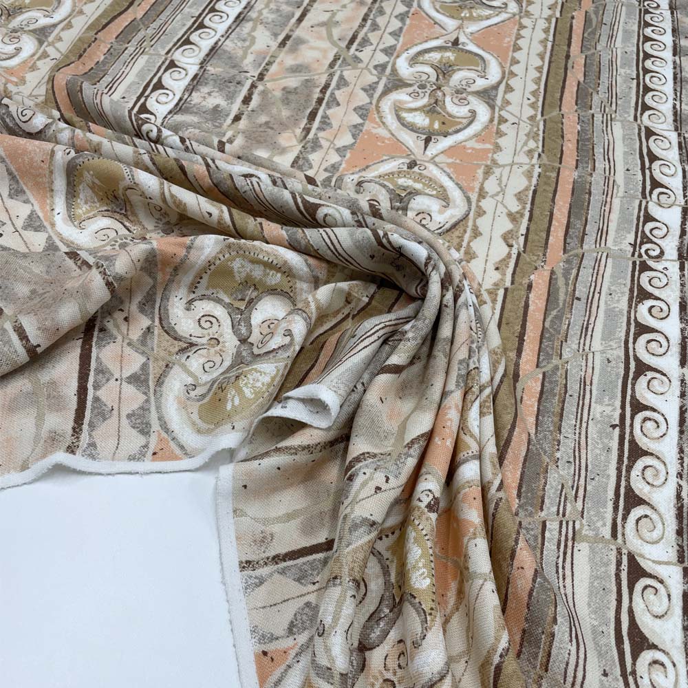 Tissu Lin Viscose - Abstrait, Lio