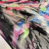 Tissu Dévoré, Soie - Abstrait Street-art, caprice