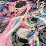 Tissu Dévoré, Soie - Abstrait Street-art, caprice