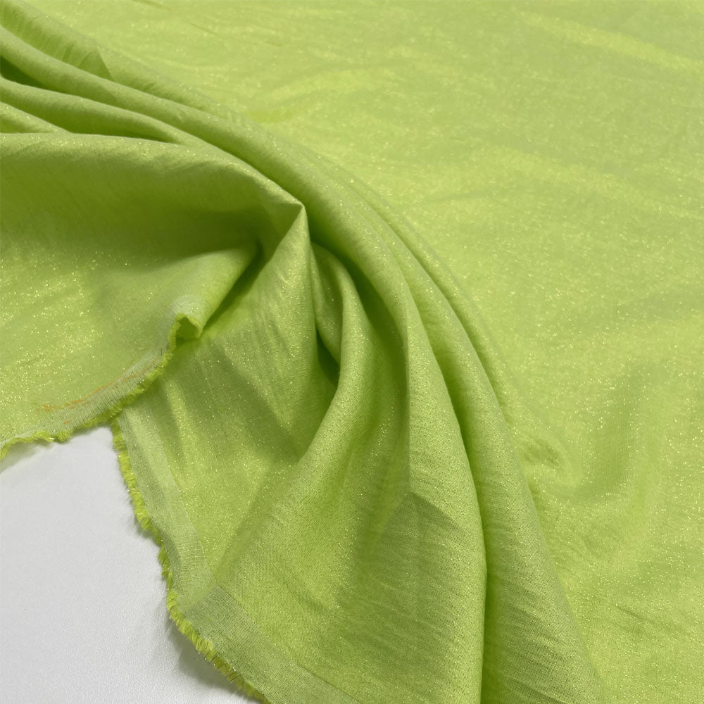 Tissu lin - Métallisé Vert, Ingri