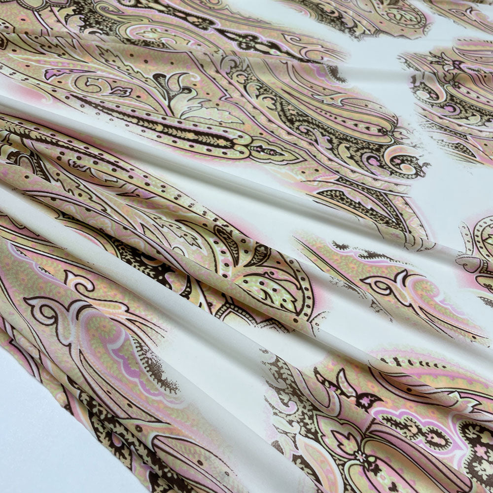 Tissu Jersey, Lycra Maillot Rayonne - Cachemire, Indiana