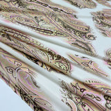 Tissu Jersey, Lycra Maillot Rayonne - Cachemire, Indiana