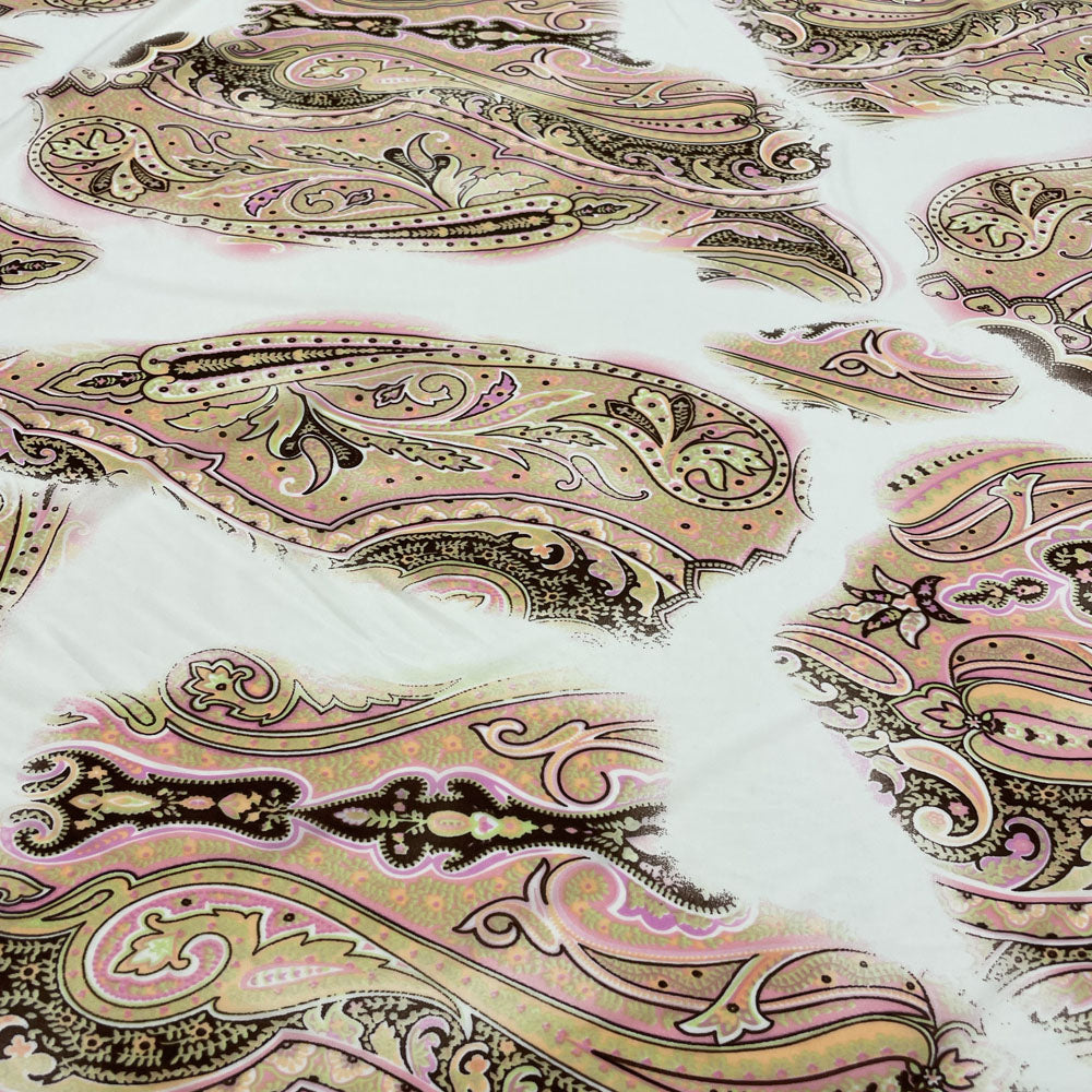 Tissu Jersey, Lycra Maillot Rayonne - Cachemire, Indiana