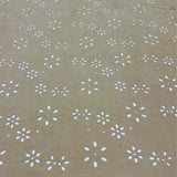 Tissu Simili Daim Dévoré - Floral, Agatha