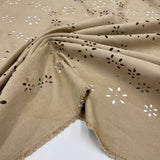 Tissu Simili Daim Dévoré - Floral, Agatha