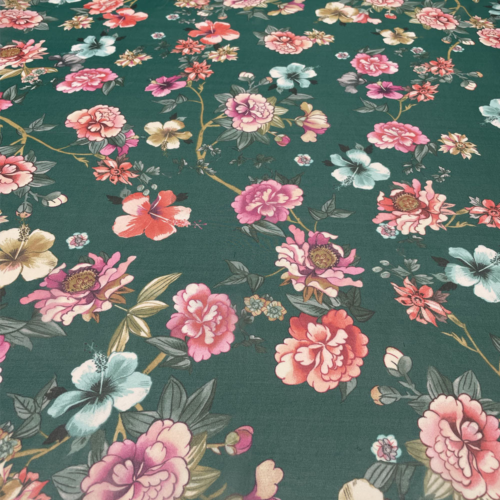 Imperfetto - Tissu mousseline, soie - Floral, Lisca