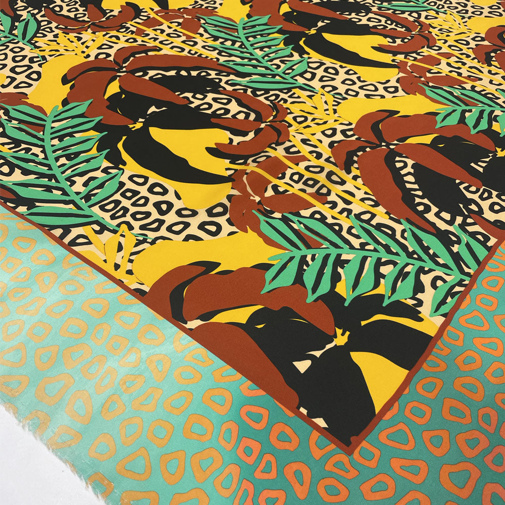 Carré de satin de soie - Tropical, Doucerea