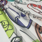 Tissu pongé, soie - Abstrait, Anonimo