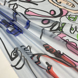 Tissu pongé, soie - Abstrait, Anonimo